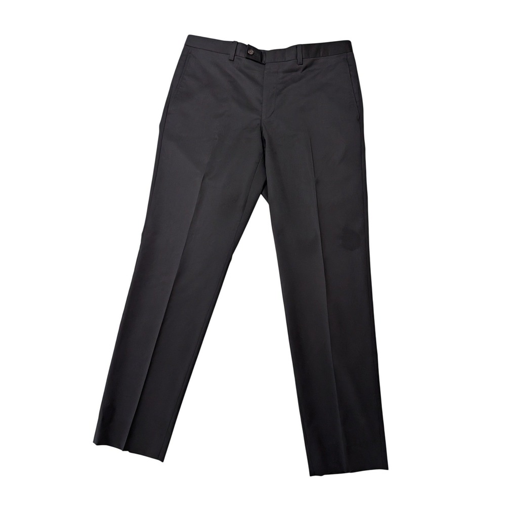Ted Baker Jefferson Pants Men's 36x32 Black 100% Wool Made Canada
